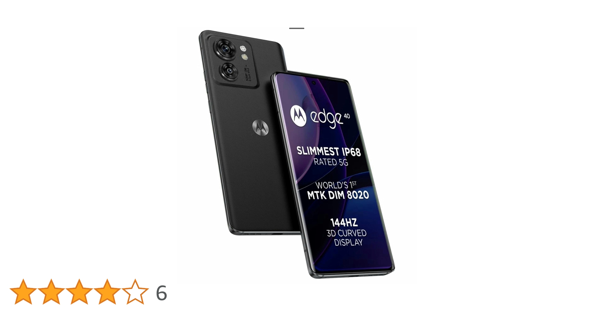 ジャンク品 motorola edge40 Refurbished) Motorola Edge 40 5G (Eclipse Black, 8GB RAM, 256GB