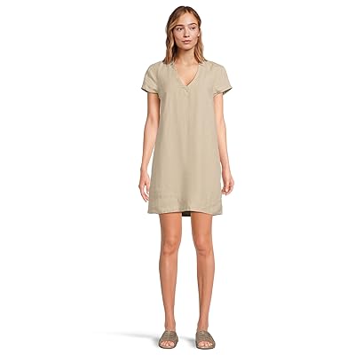 Tommy Bahama Two Palms Short Sleeve Collared Dress Women