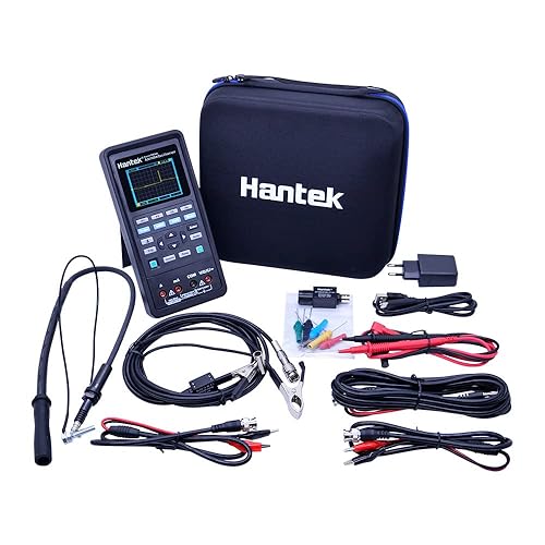 Hantek 4 en 1 Osciloscopio USB de diagnóstico automotriz 2 canales 80MHz generador de señal kit de multímetro digital de mano+generador de ondas