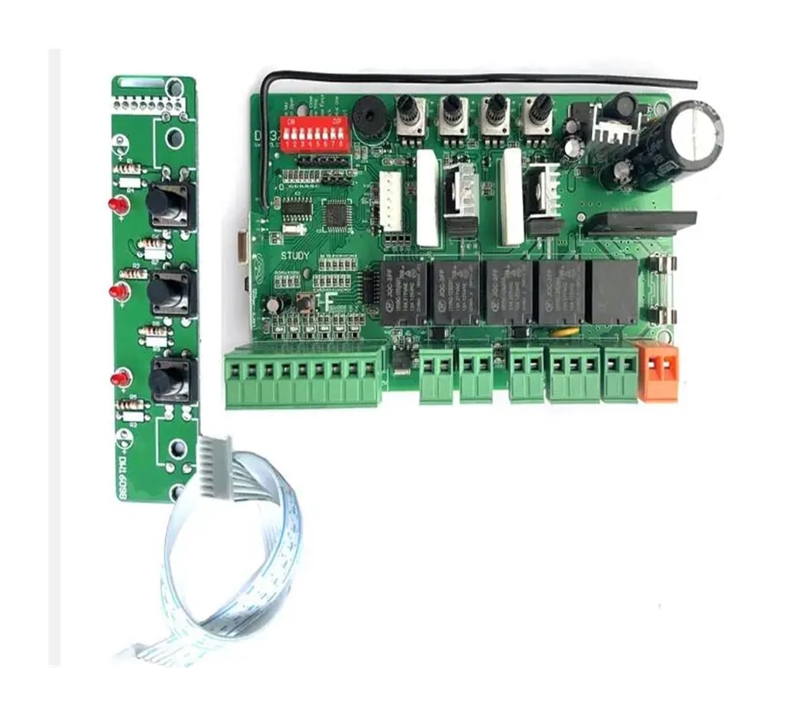 Silnik do Drzwi Przesuwnych Silnik 24VDC Otwieracz bramy skrzydłowej Płytka drukowana silnika Karta kontrolera Płyta główna (pilot zdalnego sterowania opcjonalnie)(4 remote control kit)