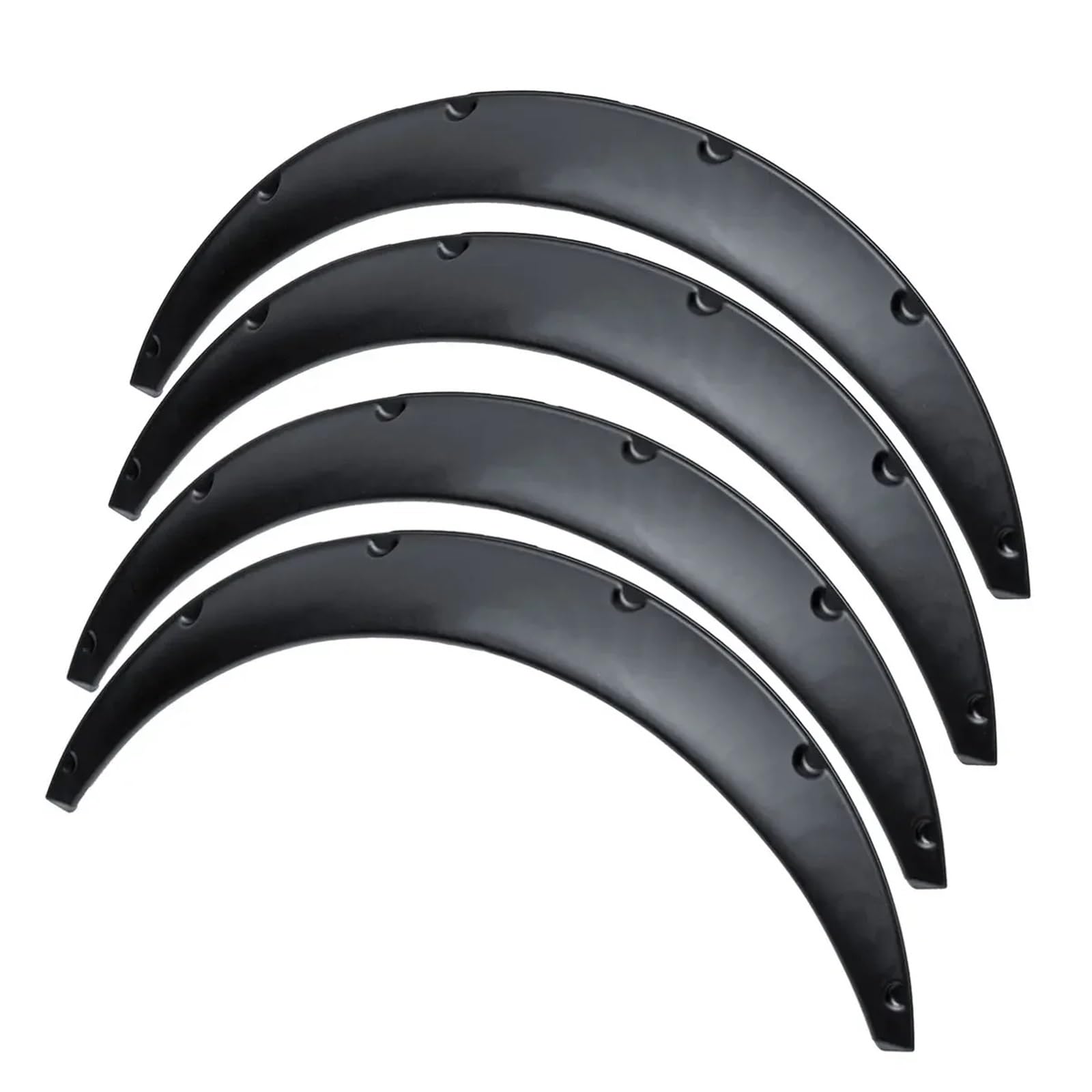 Pare-boue d'aile Convient pour BMW Fit pour Benz pour Audi pour Golf Car Body Fender Flares Extension Garde-boue(4Pcs Small gray)