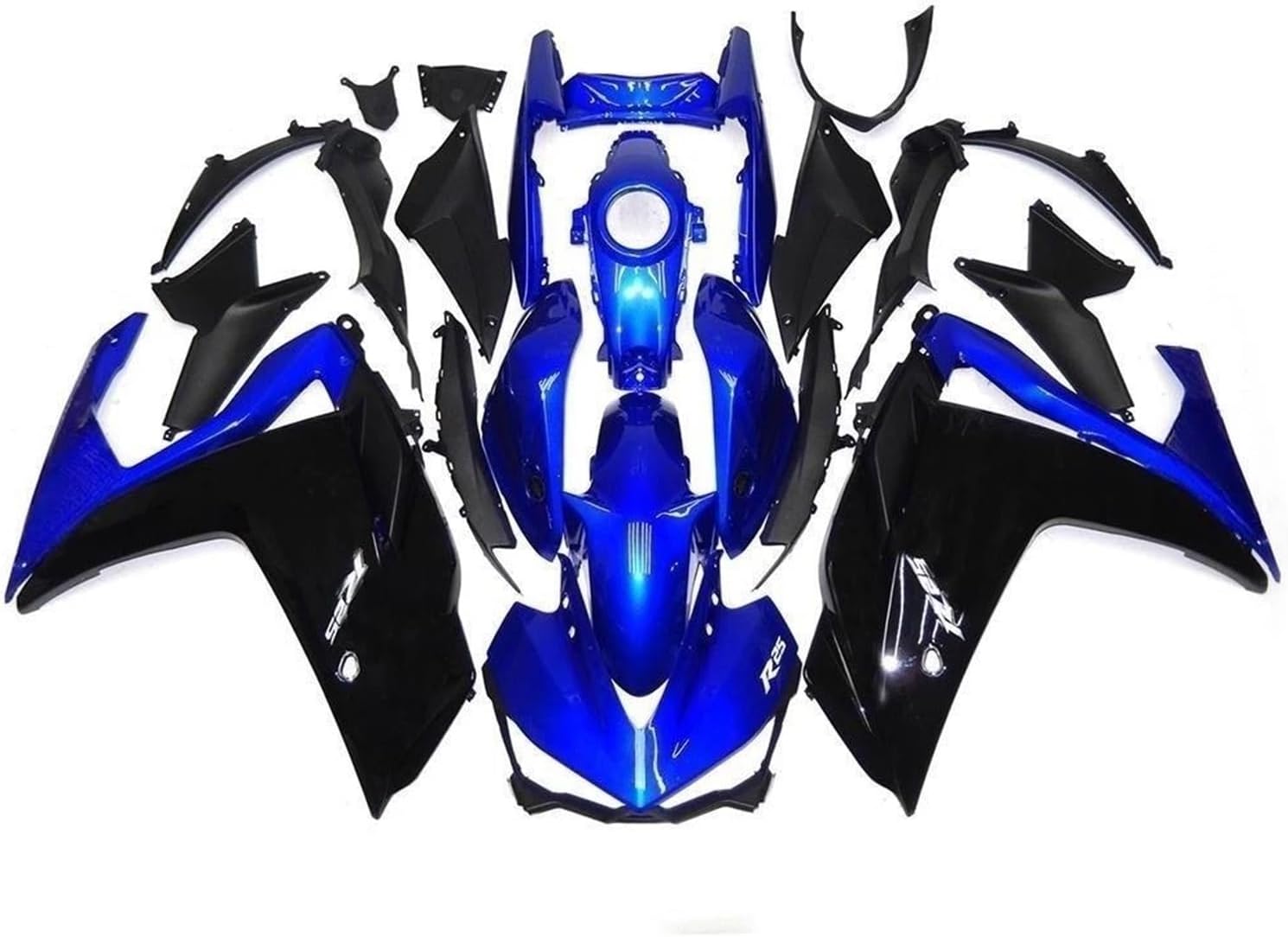 Motorbike Frame Fairings Motorcycle Fairing Full Vehicle Frame Protection Cover Body Guard Kit For Yamaha YZF R3 R25 2015 2016 2017 2018 Fittings Accessories Kits (Color : C)