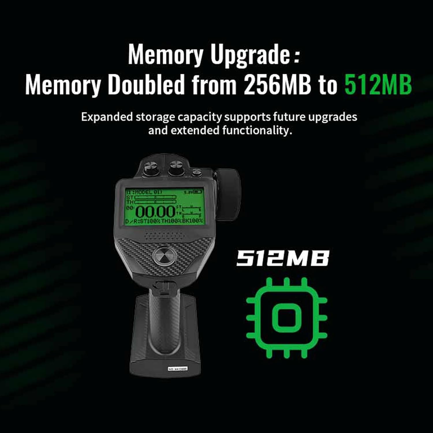 GoolRC Flysky FS-G7P+ 10CH RC Transmitter with FS-R11P 11CH Receiver, 2.4GHz 10 Channels LCD Display Remote Controller for RC Car Boat