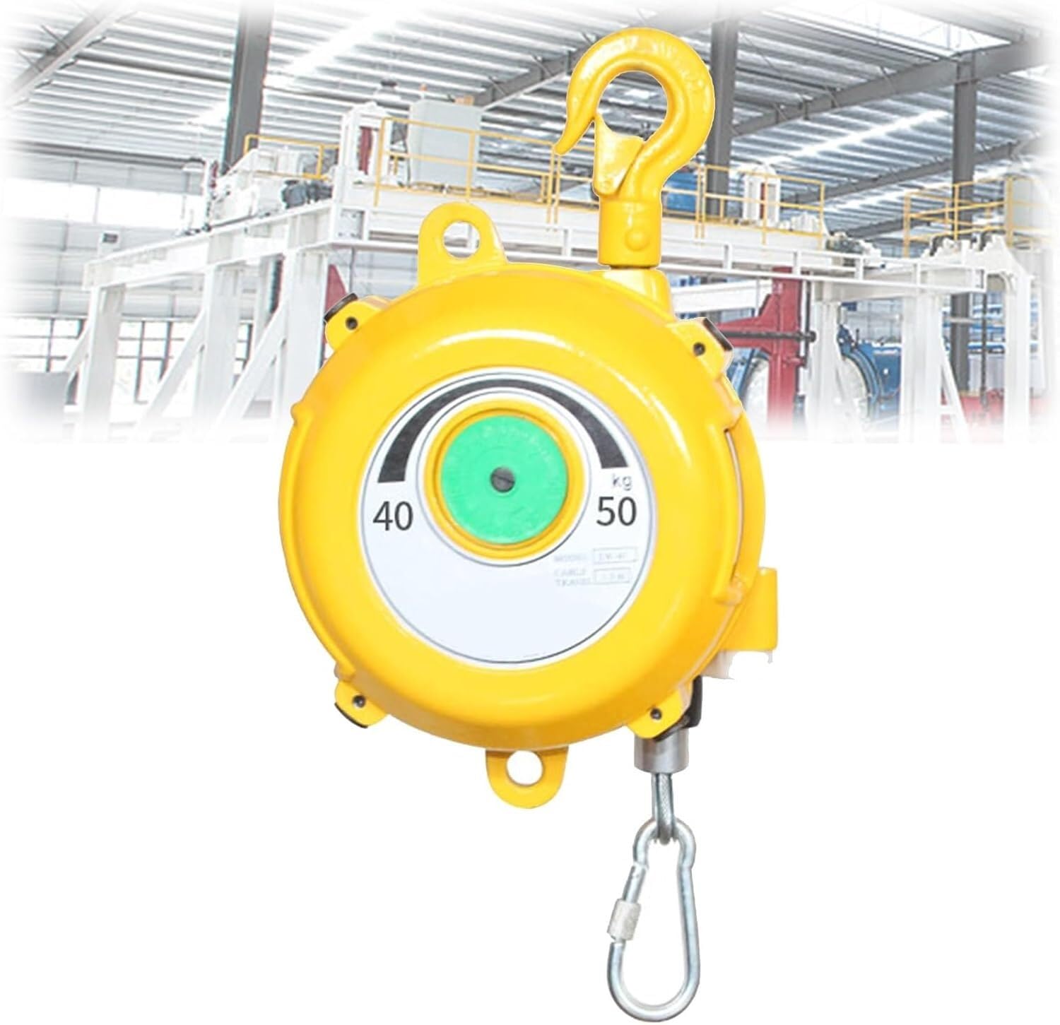 VUIKLCty Balancer Balancer With Hook And Wire Rope Hanger Spring Balancer, Multifunctional Aid (Color : 40-50kg)