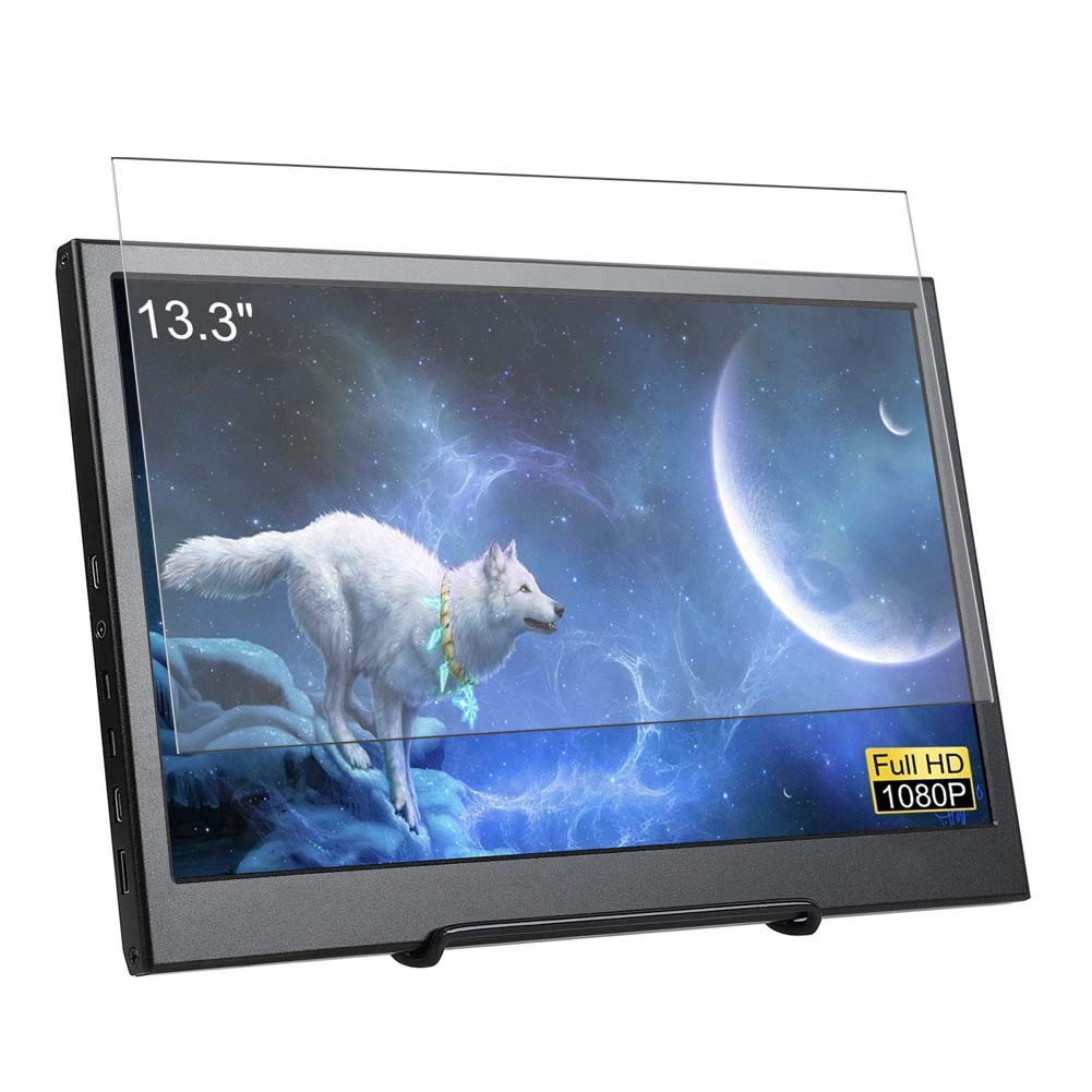 Tempered Glass Screen Protector Film, compatible with Dodomi 133HD-C 13.3" （Active Area Cover Only） Protective Protectors Guard