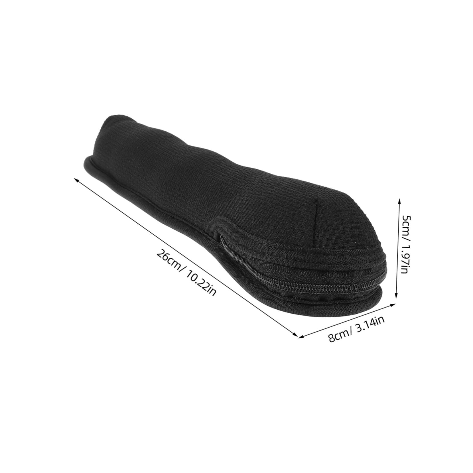 Toddmomy Microphone Storage Bag Zipper Case for Mic Holder Carrying Pouch for Microphone