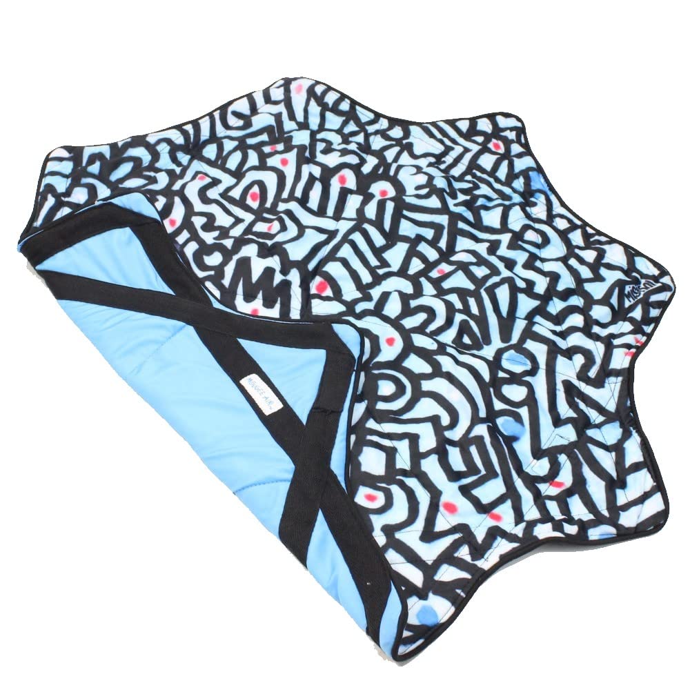 Mougee Air Flow Star - A Lighter Version of The Classic Mougee - Easy to Spin (Blue Chaos)