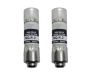 2 Pcs FNQ-R-2 FNQR2 2 Amp 600Vac Time Delay Fuse