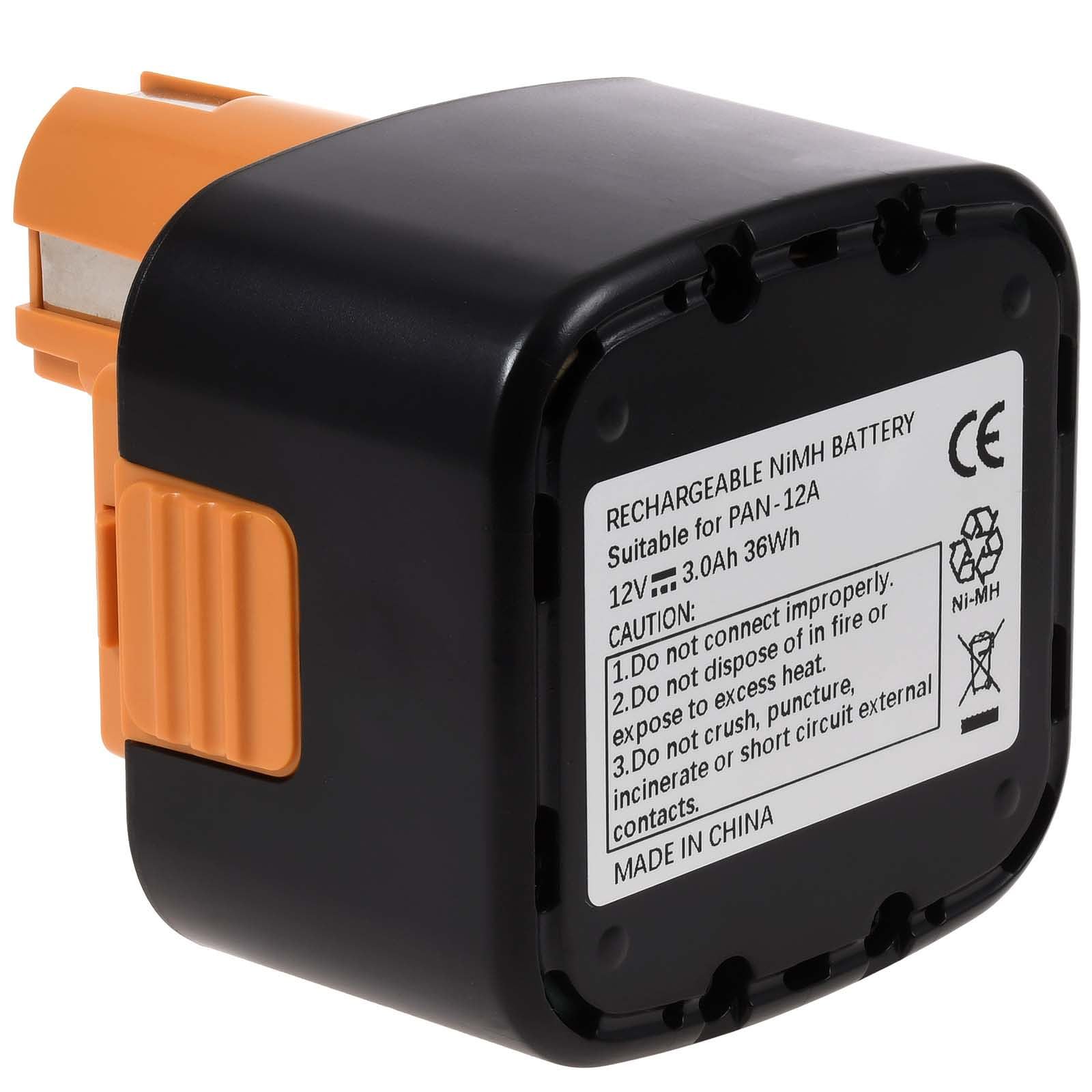 Batteria per Panasonic Trapano avvitatore EY6101FQK NiMH, 12V, NiMH