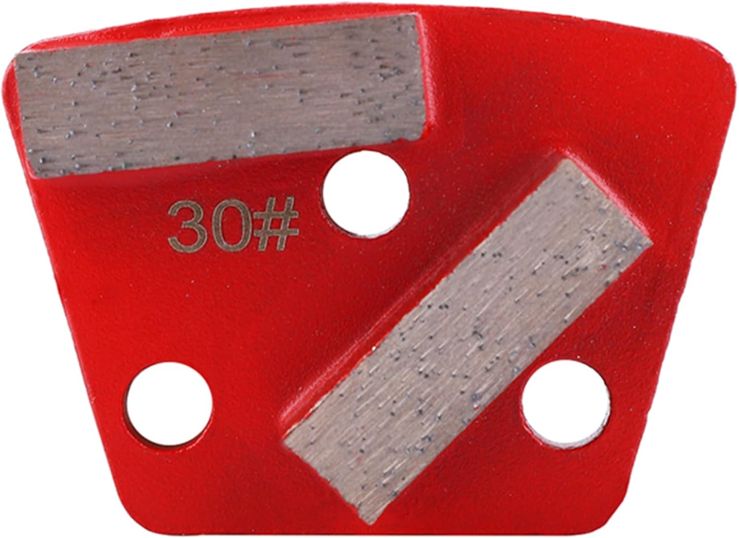 6PCS Set Trapezoid Diamond #30 Grit Floor Grinding Pad Disc Heavy Duty Metal Scraper For Superior Performance