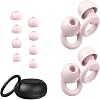 JUSTRVN Ear Plugs for Sleeping, 2 Pairs of Reusable Earplugs for Noise Reduction 25dB-30dB with 8 Ear Tips, Soft Hearing Protection Ear Plugs for Concert,Noise Sensitivity, Study & Work