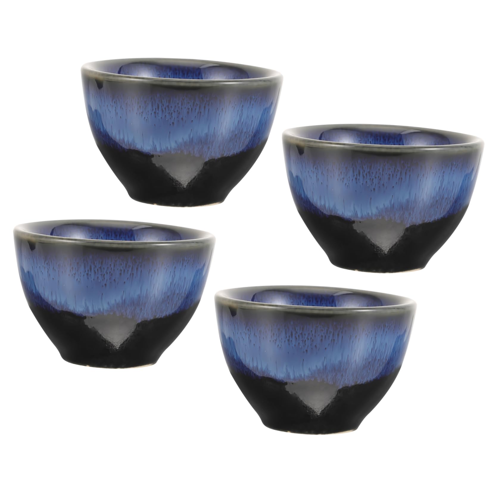 NAMOARLY Set of Japanese Ceramics Bowls White Porcelain Sake Cup Tea Wine Cup for Entertaining