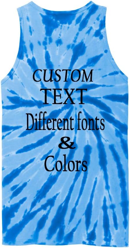 custom tie dye tank tops