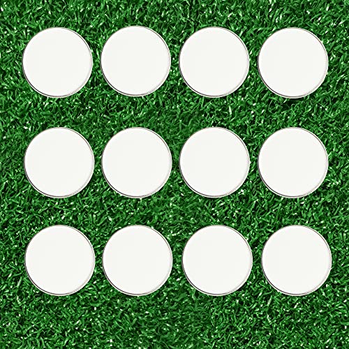 GOLTERS Golf Ball Marker Blank Golf Markers (White) - Thumbnail 6