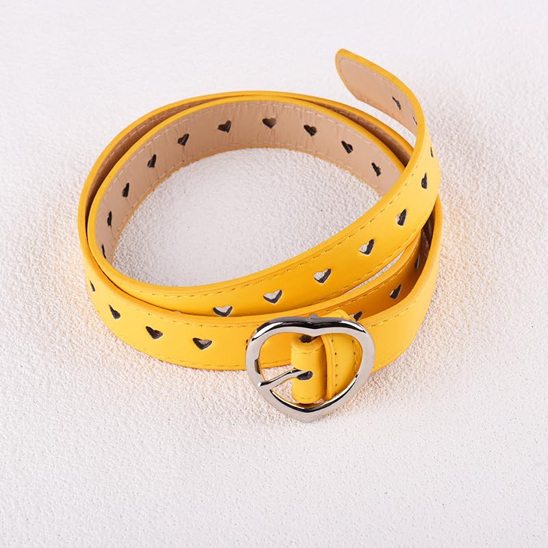 Goth Heart Belt Y2k Grunge Accessories for Women Vintage Heart Buckle Belt for Jeans Pants 2000s Belts for Women Y2k Halloween Party Outfit Womens Vintage Cowgirl Belts Retro Gen Z Fashion4