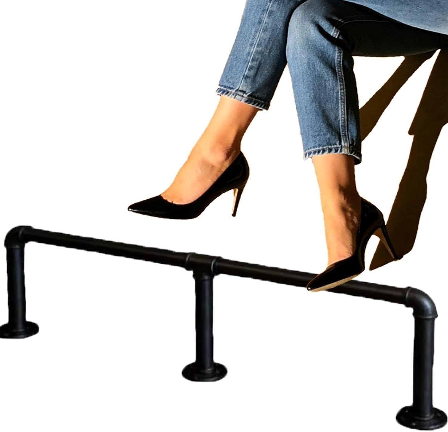 k3Mq9Rw Handrails with kick plates Linear Under Counter Foot Rest Railing Kit For Bars & Restaurants(110cm)