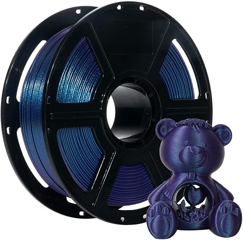 Miniatura 7 de FLASHFORGE Filamento de cambio de color camaleón para impresora 3D, filamento de cambio de color con luz y ángulos, carrete de 2.2 libras, precisión