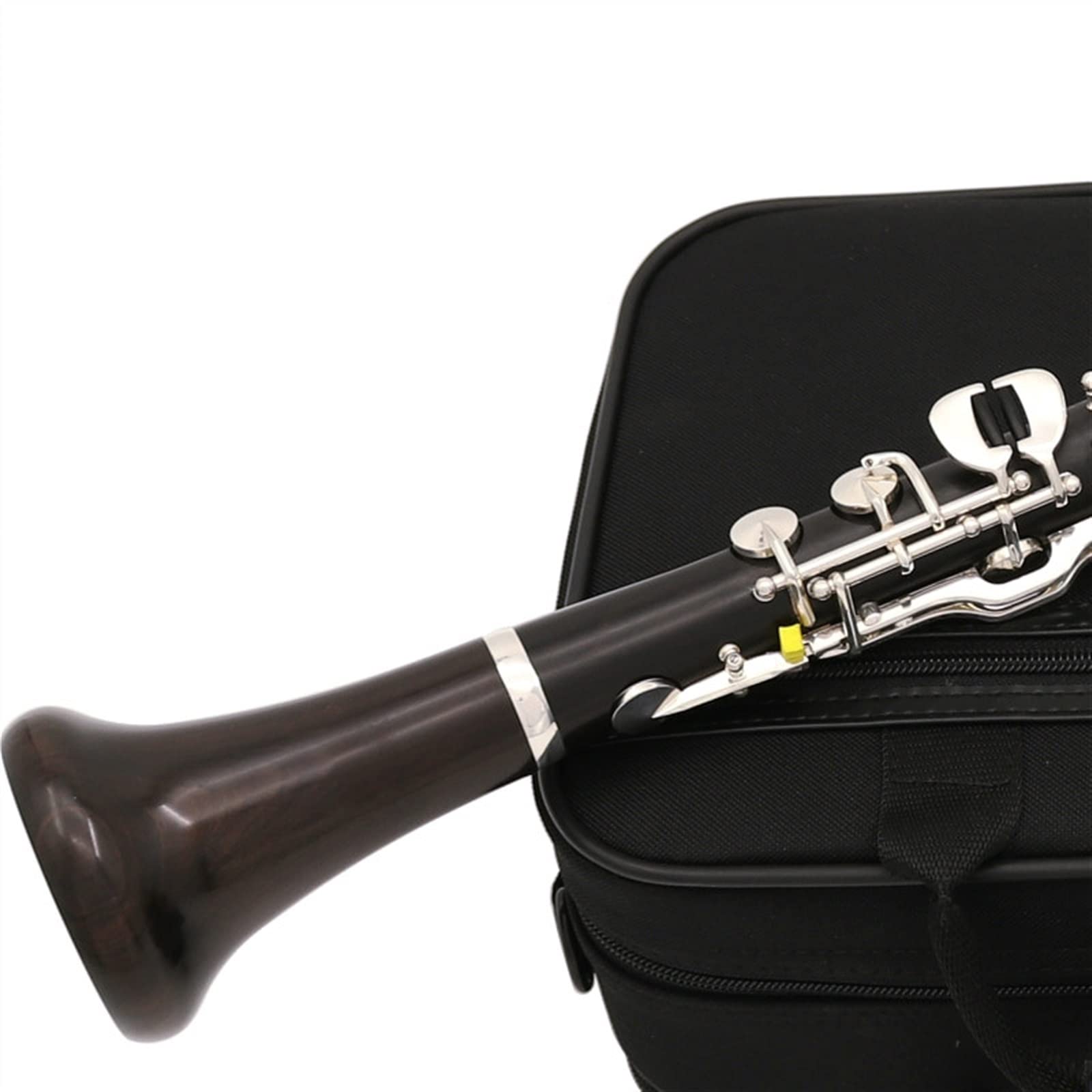 professionnelle clarinette Nouveau Ton Sib 19 Touches Clarinette En Bois D'ébène Placage D'argent 19 Touches Clarinette Instrument De Musique Avec Étui clarinette d'étudiant