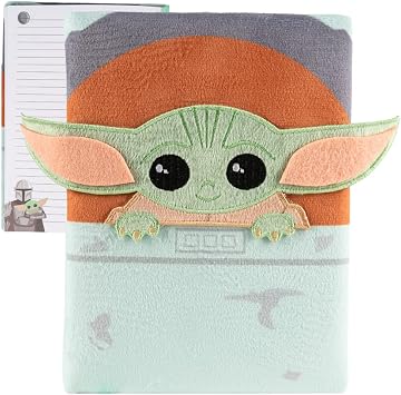 Innovative Designs Star Wars Baby Yoda Mandalorian Plush Yoda Journal