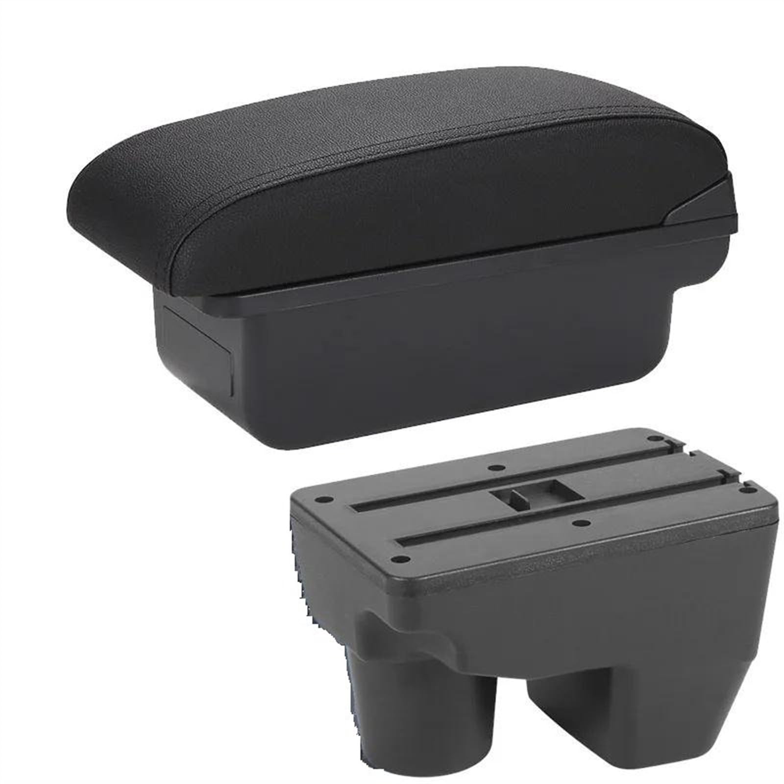 NOHEEU Car Accessories Armrest Box For Yaris For Elegant Storage 2021-2024 Retrofit Parts Interior(C2 Black line NO USB)