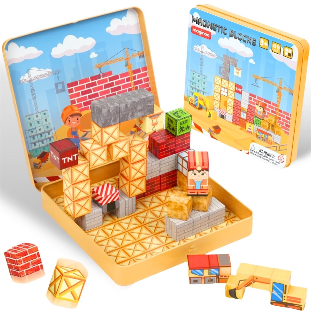BLOKO - Set 50 Pezzi Con 2 Figure Famiglia, Mattoncini Colorati Per Bambini Dai 12 Mesi, Made In Europe - 5