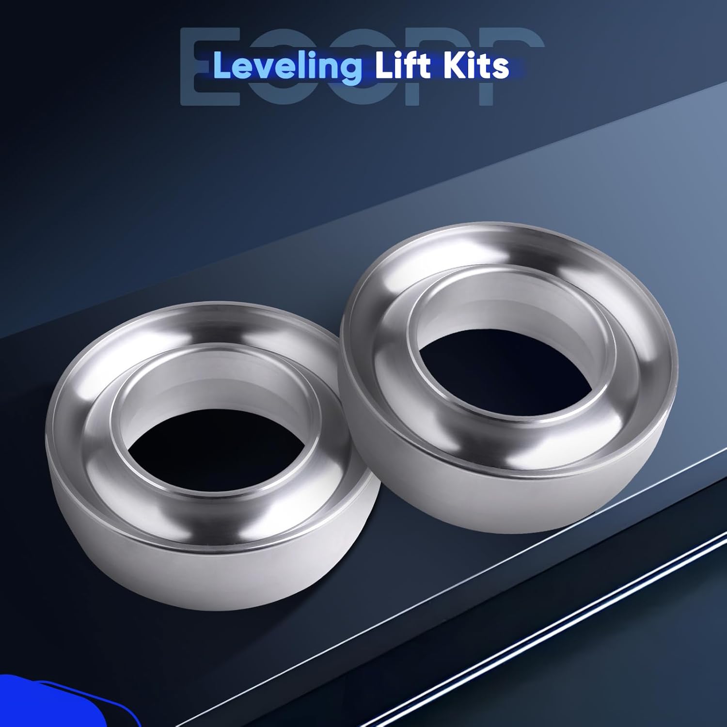 ECCPP 2 inch Front Leveling Kit for 1994-2018 for Dodge for Ram 1500 2500 3500 Lift Spring Spacers 2WD