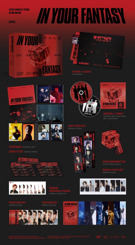 A-TEEZ 2025 World Tour [In Your Fantasy] Incheon DVD + Pre-Order Gift