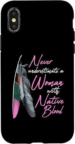 Miniatura 7 de Funda para iPhone 12 Pro Max Indio Nativo Americano Una Mujer con Sangre Nativa