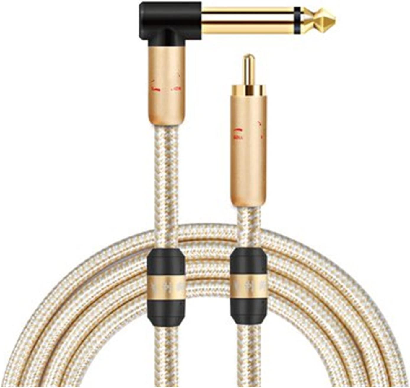 Guitar Cable 6.35mm 1/4'' Output Male Cable for Mixer