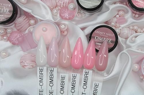 Miniatura 10 de Legacy Nails Professional Collection - Kit de polvo acrílico de 6 colores para manicura, bricolaje para extensiones de uñas acrílicas (colección