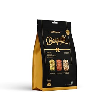 Barquillo Assorted Premium Chocolate Pouch - 20 Pcs (400 gm) imported | Dubai couverture taste | Raksha bandhan Rakhi Gift Pack Celebration Independence day Gift| Relatives & Family - image, photos
