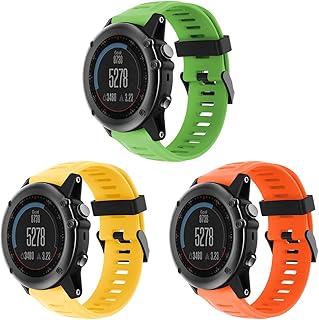 TOPsic - Correa de silicona para Garmin Fenix 3 / Fenix 3 HR/Fenix 5X GPS Smart Watch, multicolor