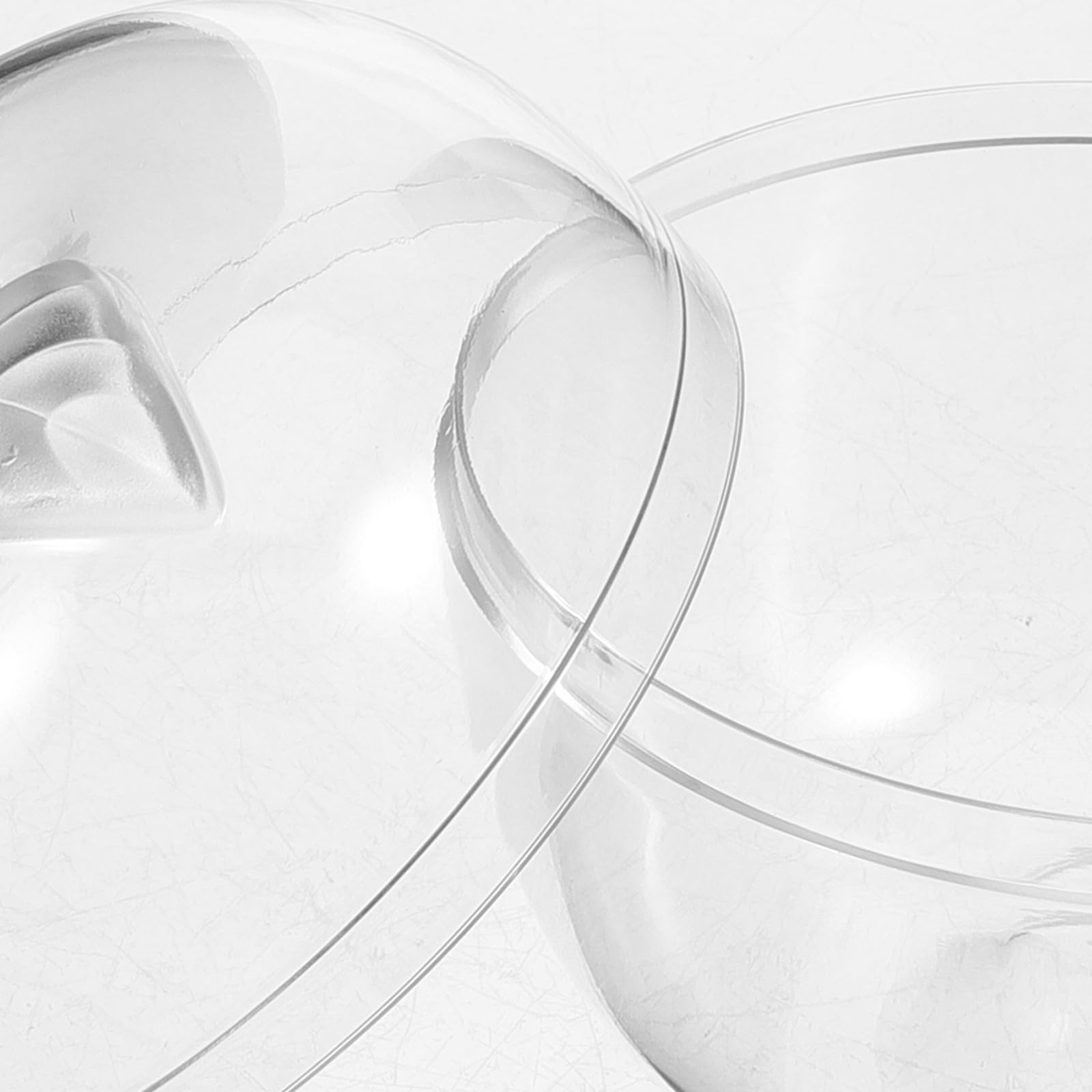 Caja de Dulces Navideña Transparente de Plástico 10 Piezas