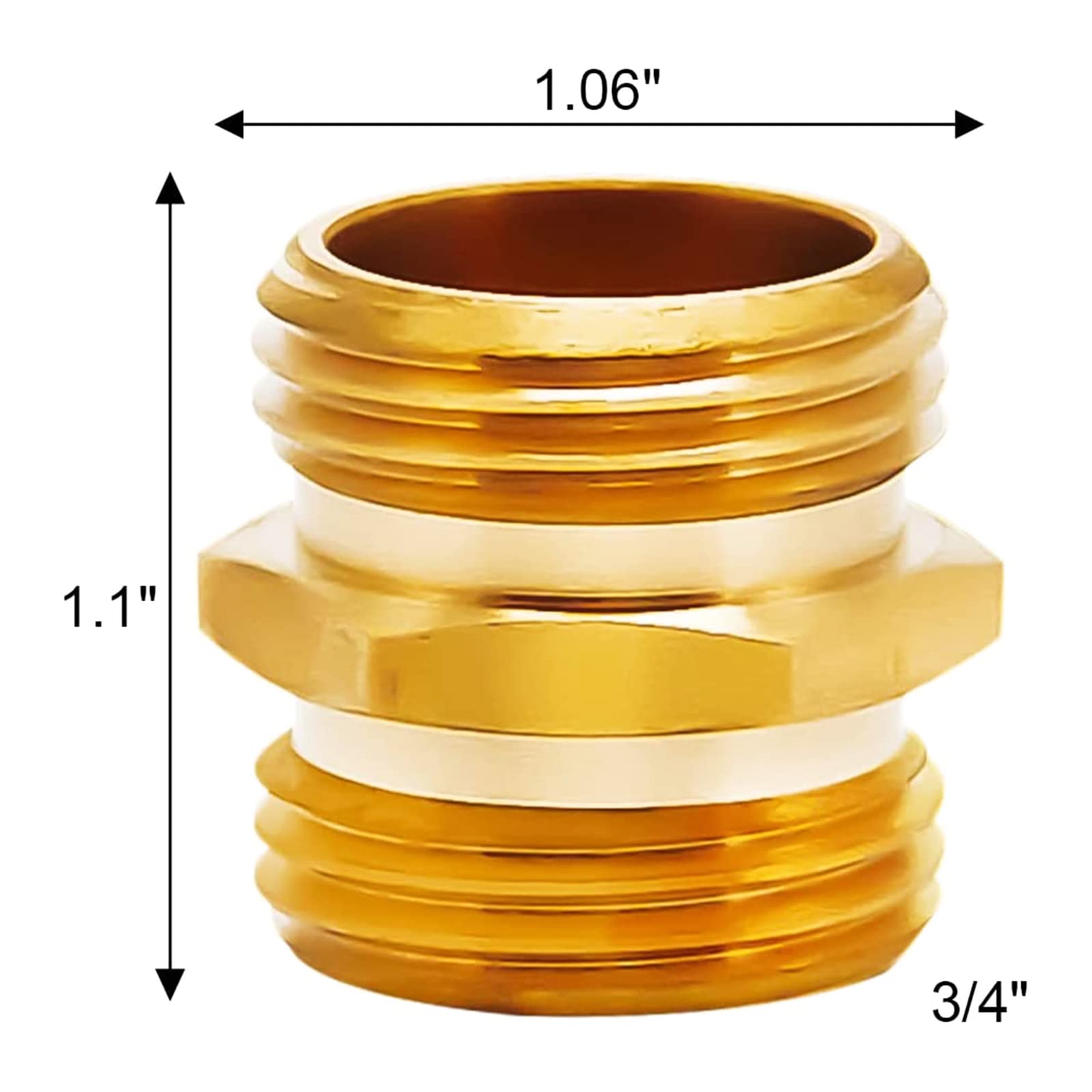 Adattatore Girevole In Alluminio Per Tubo Da Giardino 3/4