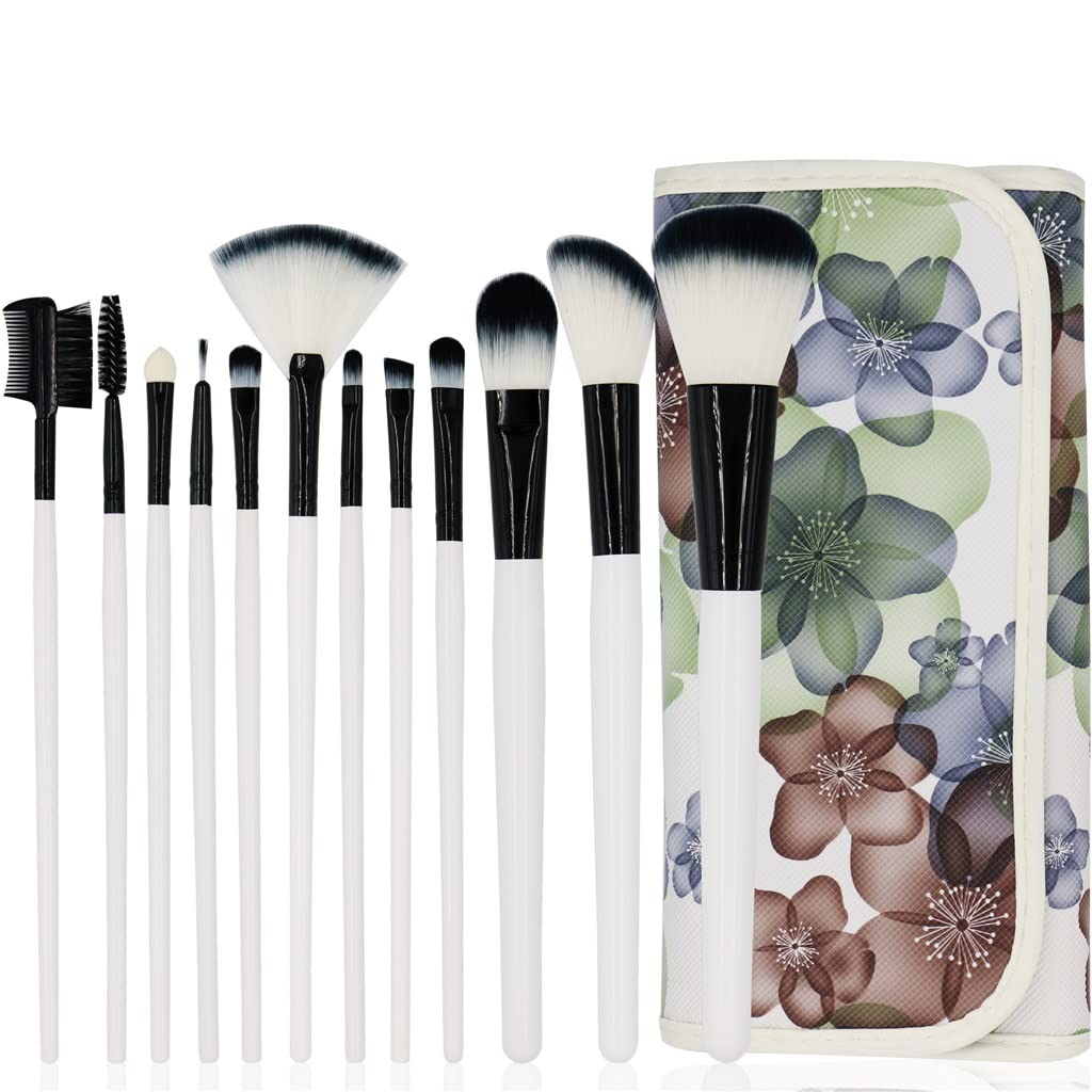 12 Teile/Satz Make-Up Pinsel Set Make-Up-Tools Foundation Puder Lidschatten Eyeliner Lip Rouge Make-Up Pinsel Set Schönheit mit Tasche