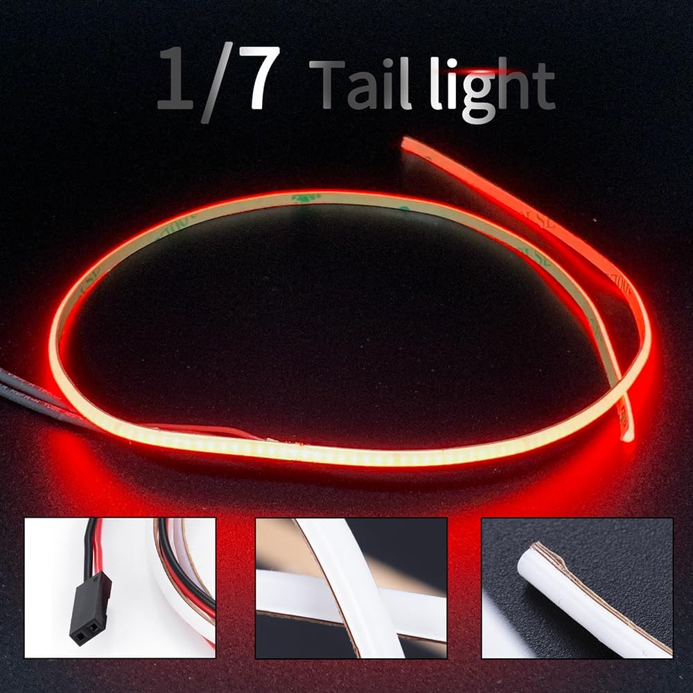 MORLORDY 1/7 RC Tail Lights Rear Lights Lamp for Limitless F1 Upgrade Part