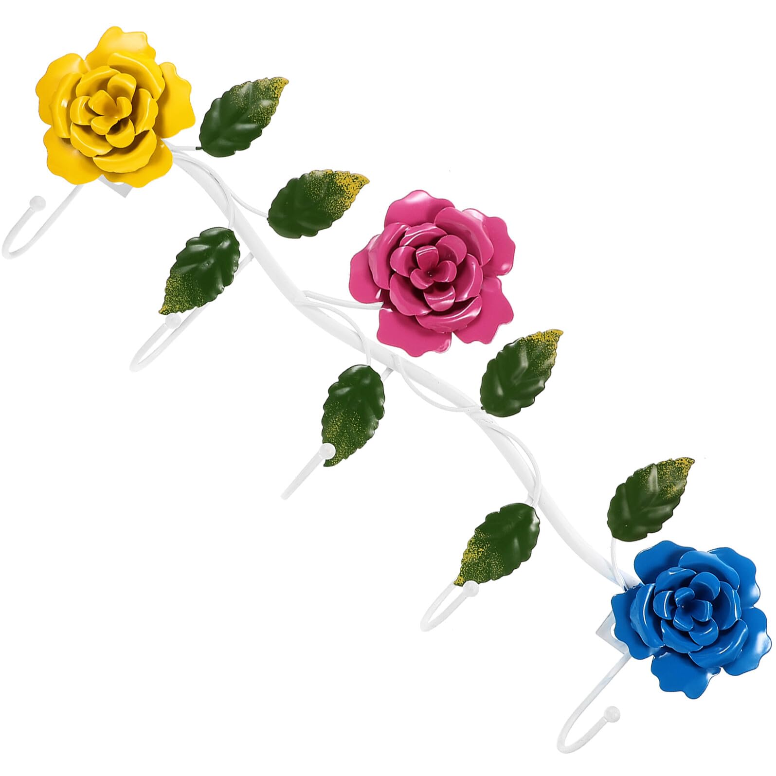 Patère rose vintage en métal VICASKY pour une décoration murale raffinée