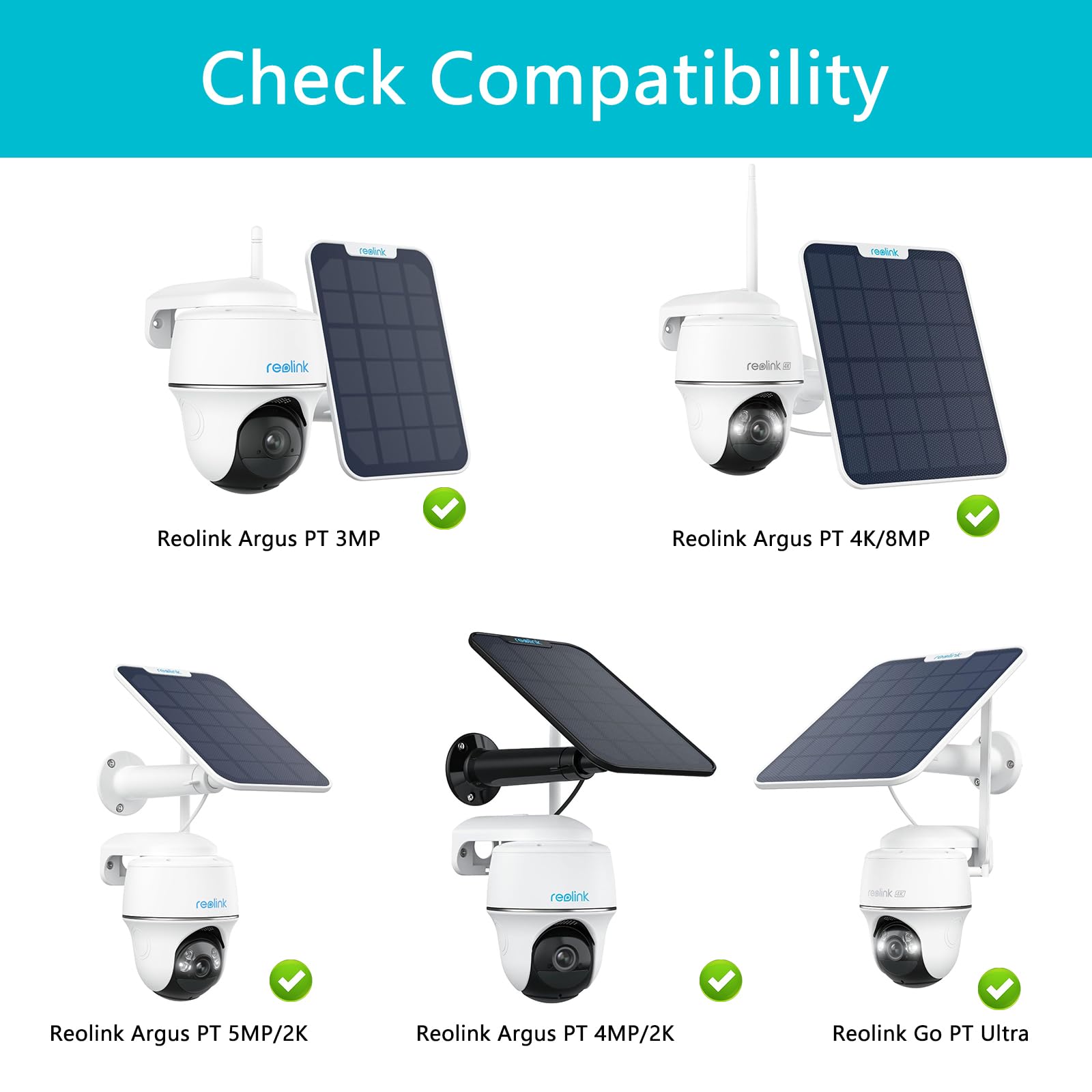 HOLACA Gutter Mount Compatible with Reolink Argus 3MP, 4MP/2K, 5MP/2K, 4K/8MP, Reolink Go PT Ultra, Gutter Mount - Image 3
