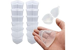 Heart-Shaped Mini Slime Containers for Compact Storage and Slime Crafts