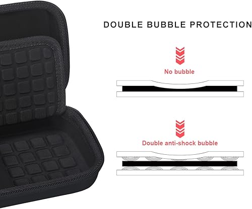 Miniatura 6 de Canboc Funda de transporte para calculadora científica multiView Texas Instruments TI-30XS TI-36X Pro, bolsa de malla para cable, baterías,