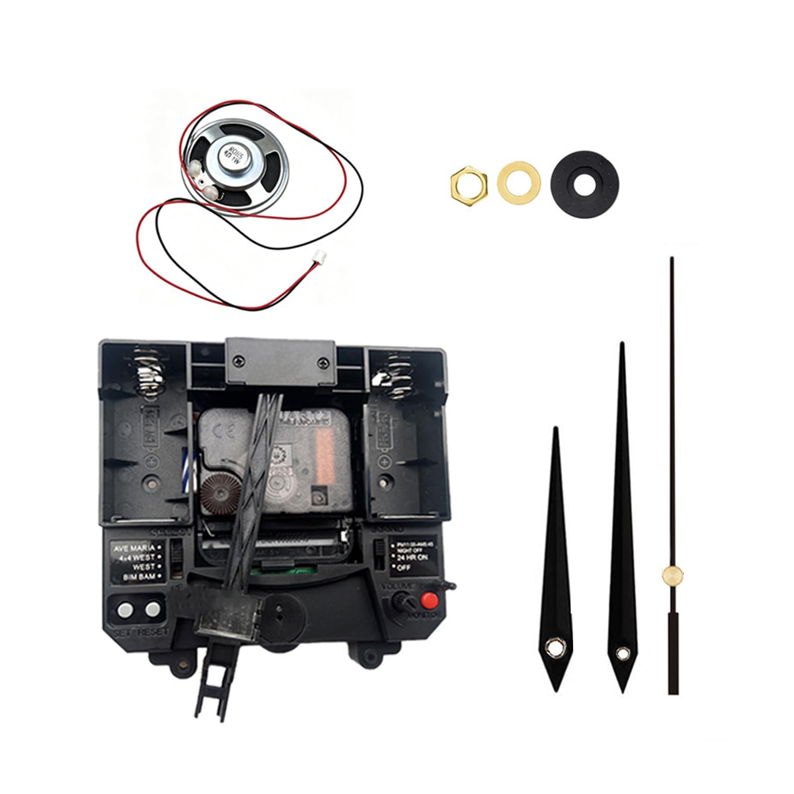 ZEPFJHE Pendulum Clock Movement Swing Wall Clock Motor Mechanism Repair for Swinging Wall Repair Parts