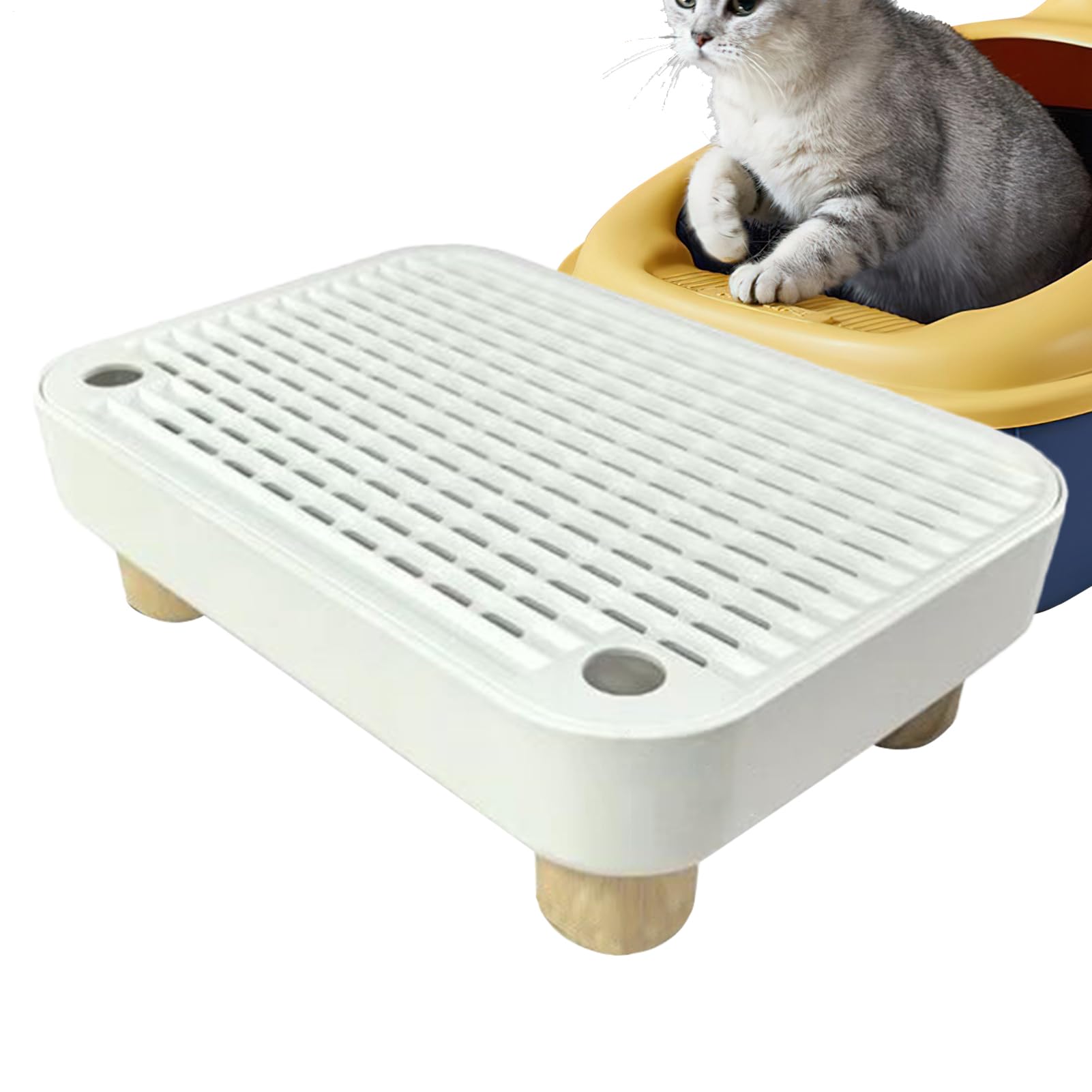 Rampe à litière pour chat âgé idéale en appartement et maison