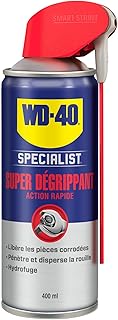 WD-40 Specialist • Super Dégrippant • Spray Double Position • Efficacité Immédiate • Dégrippe rapidement et facilement • Résistant à l'Eau • Compatible Tous Métaux • 400 ML