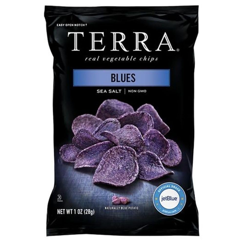 Terra Blues Chips, Sea Salt, 1 Oz., 24/Box (209-02474)