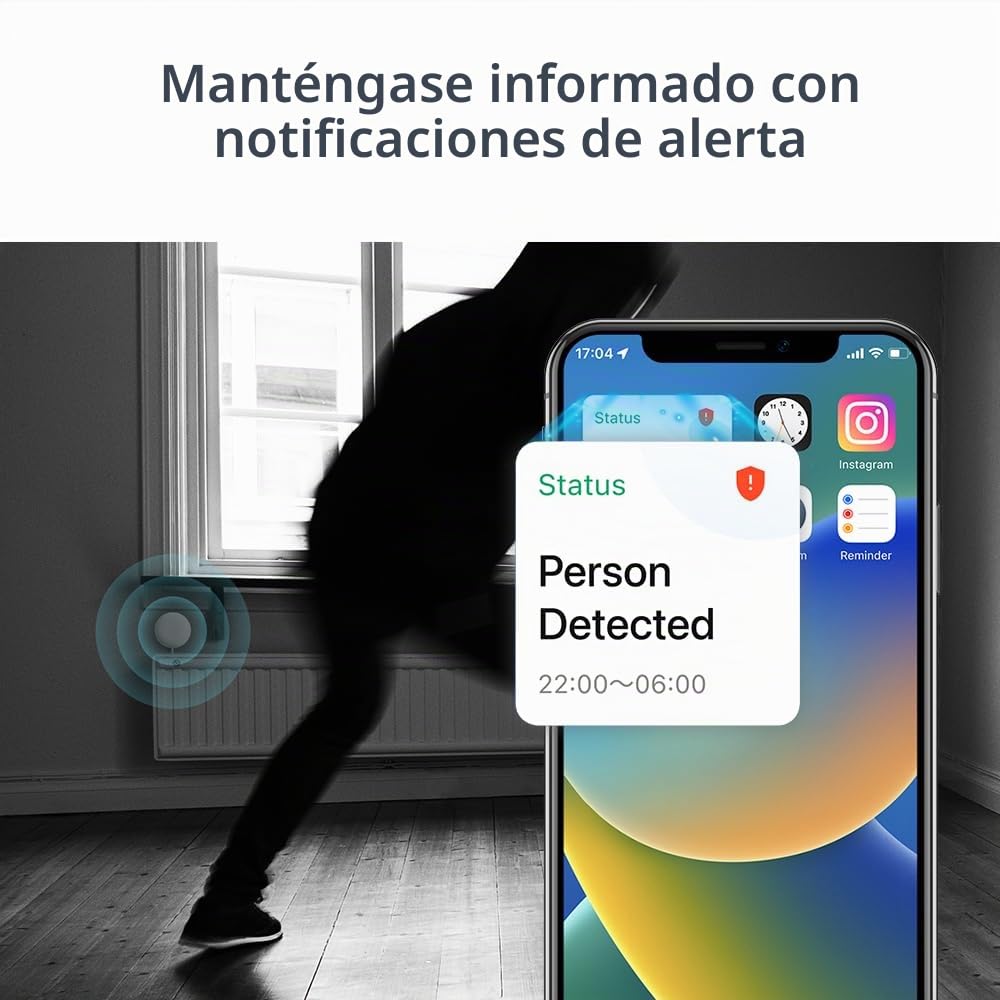 Emotion Pro Sensor de Presencia, Sensor de Movimiento Inteligente WiFi con Radar mmWave 24GHz, IR Blaster, Compatible con MQTT Home Assistant, Alexa y Google Home, No Requiere Hub Central
