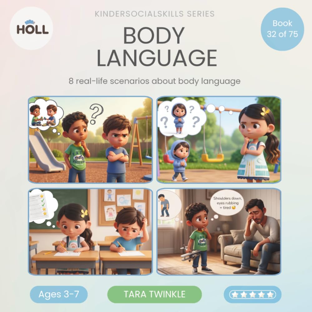 Body Language | A Social Story for Kids | KinderSocialSkills: Teaching Kids Ages 3–7 to Read and Use Body Language — Notice, Choose, Try