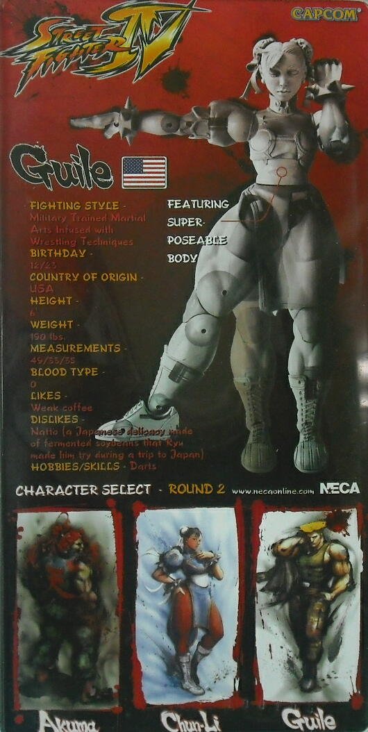 未開封　ストリートファイターIV 7インチアクションフィギュア　ガイル　20周年 未開封 ストリートファイターIV 7インチアクションフィギュア