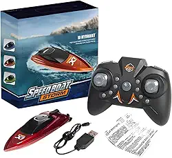 Mini Barco Lancha Controle Remoto 2.4Ghz Piscina Lago