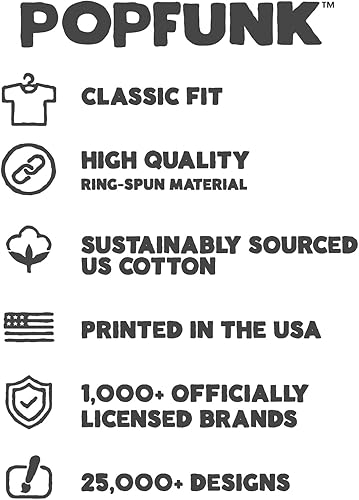 Miniatura 4 de Popfunk Colección oficial de camisetas de Looney Tunes Catch Phrases para adultos, unisex, clásicas, hiladas en anillo