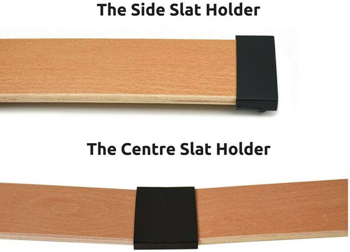 10pcs Bed Slat Plastic Center Cap 55x9mm Centre Bed Slat Caps Holders Replacement Part for Wooden, Sofa, Bunk Bed